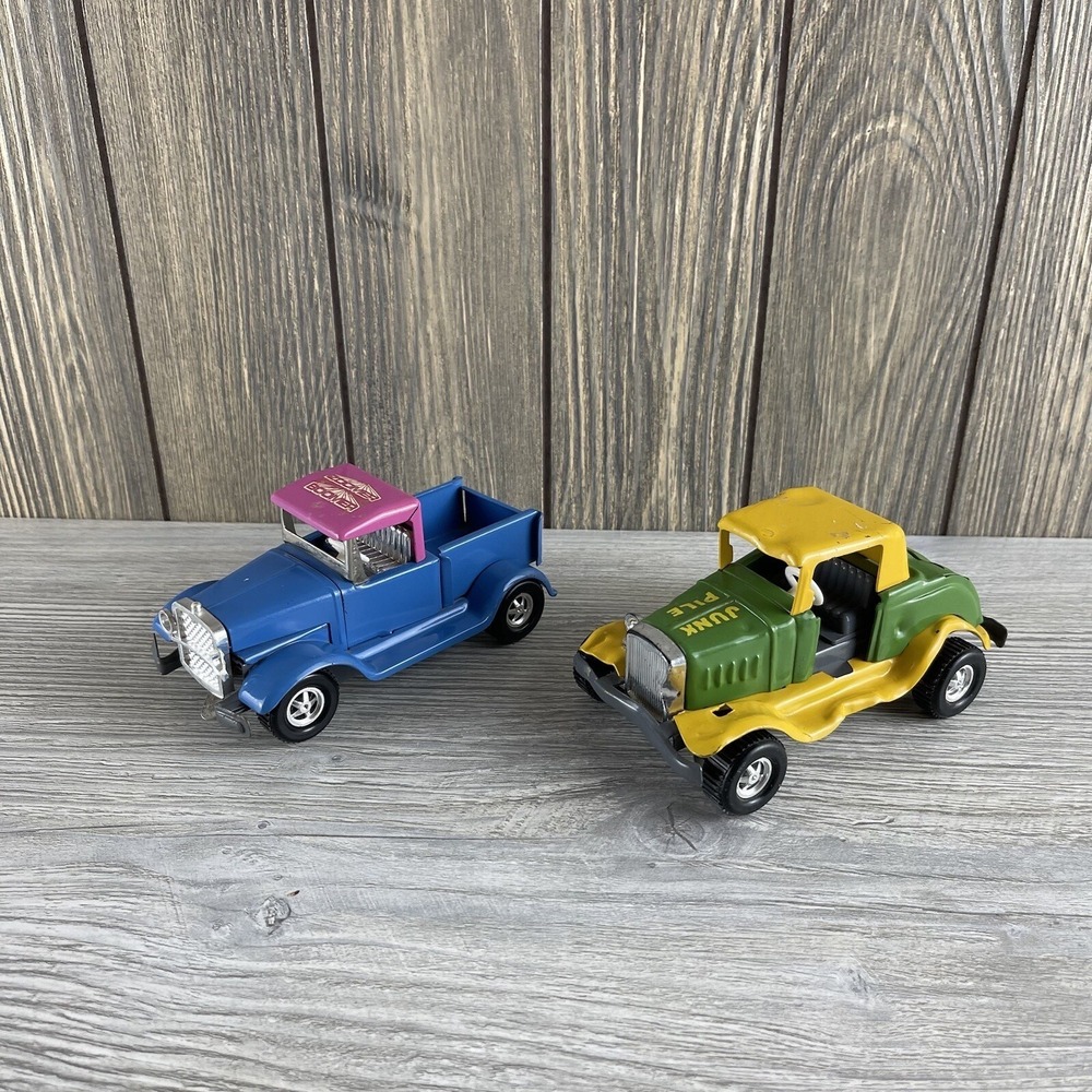Vintage 1970s Topper Toys Junk Pile Jalopy Car And Zoomer Boomer Car Lot of 2
